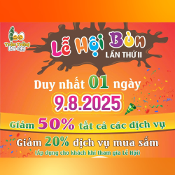 LỄ HỘI BÙN _ GIẢM VÉ 50%